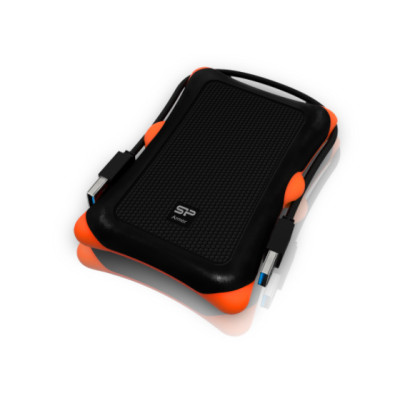 Зовнішній жорсткий диск 2Tb Silicon Power Armor A30, Black, 2.5", USB 3.0 (SP020TBPHDA30S3K)