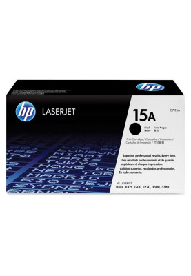 Картридж HP 15A (C7115A), Black, LJ 1000/1005/1200/1220/3300/3380, 2500 стор