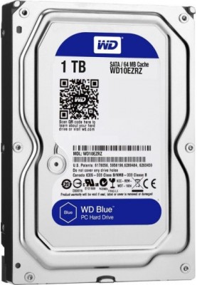 Жорсткий диск 3.5" 1Tb Western Digital Blue, SATA3, 64Mb, 5400 rpm (WD10EZRZ)