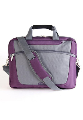 Сумка для ноутбука 16" Sumdex PON-318PL, Violet/Gray, поліестер, 39.4 x 29.2 x 7 см