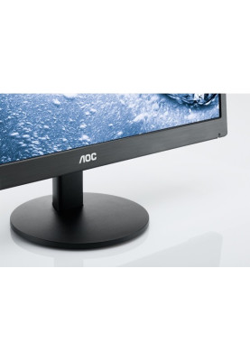 Монітор 19.5" AOC E2070SWN Black, WLED, TN, 1600x900, 5 мс, 200 кд/м², 600:1, 90°/50°, VGA, VESA 100х100