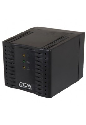 Стабілізатор Powercom TCA-600 черный ступенчатый, 300Вт, вход 220В+/-20%, выход 220V +/-7%