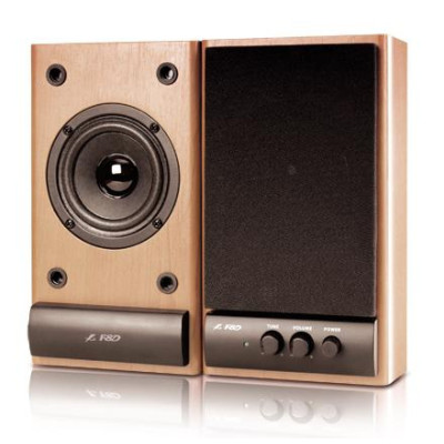 Колонки 2.0 F&D R215 Beech, сателлиты 2 x 3 Вт, МДФ, питание от сети 220V, управление спереди