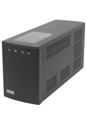 Джерело безперебійного живлення PowerCom BNT-1000AP Black, 1000VA, 600W, лінійно-інтерактивний, AVR, 5хIEC, RJ45, USB