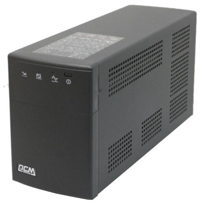 Джерело безперебійного живлення PowerCom BNT-1000AP Black, 1000VA, 600W, лінійно-інтерактивний, AVR, 5хIEC, RJ45, USB