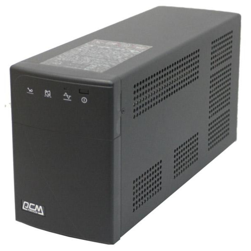 Джерело безперебійного живлення PowerCom BNT-1000AP Black, 1000VA, 600W, лінійно-інтерактивний, AVR, 5хIEC, RJ45, USB