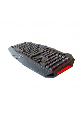 Клавіатура Gemix W-210 Black, ігрова, USB, LED підсвічування