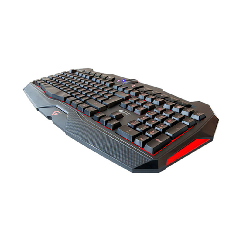 Клавіатура Gemix W-210 Black, ігрова, USB, LED підсвічування