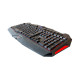 Клавіатура Gemix W-210 Black, ігрова, USB, LED підсвічування