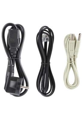Джерело безперебійного живлення PowerCom BNT-1500AP Black, 1500 ВА, 900 Вт, лінійно-інтерактивний, AVR, 5 розеток (IEC), батарея 12В/7Ач x 2 шт, захист RJ45