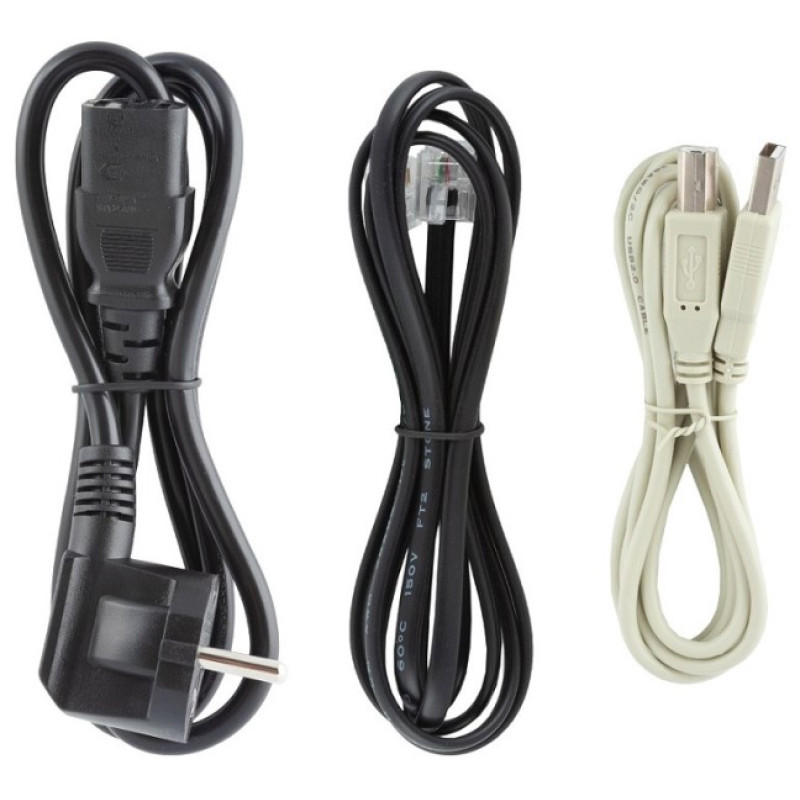 Джерело безперебійного живлення PowerCom BNT-1500AP Black, 1500 ВА, 900 Вт, лінійно-інтерактивний, AVR, 5 розеток (IEC), батарея 12В/7Ач x 2 шт, захист RJ45