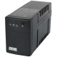 Джерело безперебійного живлення PowerCom BNT-600AP Black, 600 ВА, 360Вт, лінійно-інтерактивний, AVR, 2 розетки (IEC), захист RJ45