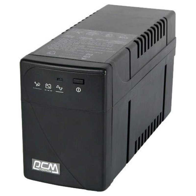 Джерело безперебійного живлення PowerCom BNT-800A Schuko Black, 800VA, 480W, линейно-интерактивный, AVR, 1 розетка (Schuko)