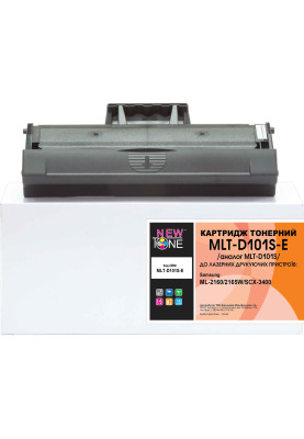 Картридж Samsung MLT-D101S, Black, ML-2160/2165/2168, SCX-3400/3405, SF-760P, 1500 стор, NewTone (MLT-D101S-E)