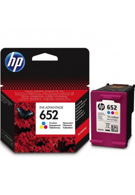 Картридж HP №652 (F6V24AE), Color, DJ Ink Advantage 1115/2135/3635/3835, 200 стор