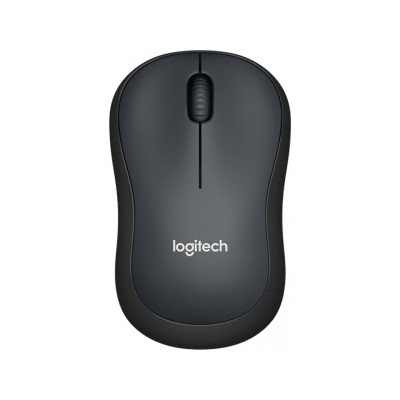 Миша Logitech M220 Silent, Gray/Black, USB, бездротова, оптична, 1000 dpi, 3 кнопки, 1xAA (910-004878)