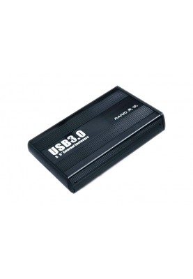 Кишеня зовнішня 3.5" Maiwo K3502, Black, USB 3.0, 1xSATA HDD, живлення від БЖ, алюмінієвий корпус (K3502-U3S)