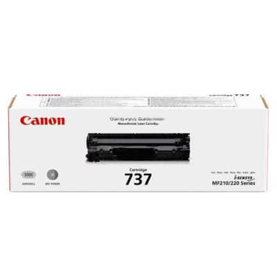 Картридж Canon 737, Black, MF211/212/216/217/226/229, 2400 стор (9435B002)