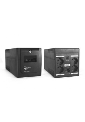 ДБЖ Ritar RTP1200 (720W) Proxima-L, LED, AVR, 5st, 4xSCHUKO socket, 2x12V7Ah, plastik Case
