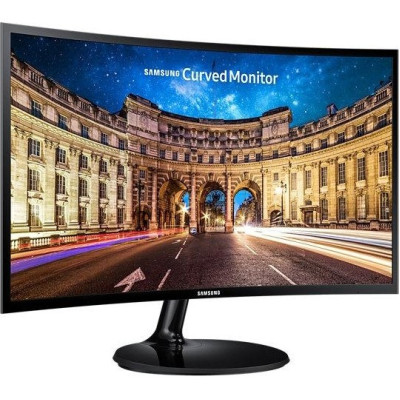 Монітор вигнутий 23.5" Samsung С24F390F, Black, WLED, VA, 1800R, 1920x1080, 4 мс, 250 кд/м², 3000:1, 178°/178°, VGA/HDMI, AMD FreeSync (LC24F390FHIXCI)