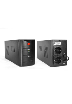 Джерело безперебійного живлення Ritar RTM600 (360W) Proxima-L, LED, AVR, 4st, 2xSCHUKO socket, 1x12V7Ah, metal Case (305х85х140) Q4