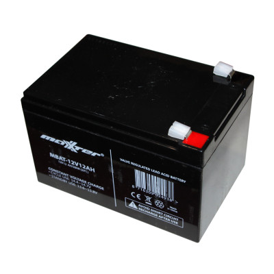 Батарея для ДБЖ 12В 12Ач Maxxter / MBAT-12V12AH /  ШхДхВ 150x94x98