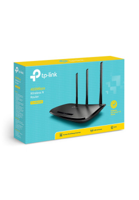 Роутер TP-LINK TL-WR940N, V3 Wi-Fi 802.11b/g/n, до 450 Mb/s, 2.4GHz, 4 LAN 10/100 Mb/s, RJ45 10/100Mb/s (FE), 3 зовнішні незнімні антени