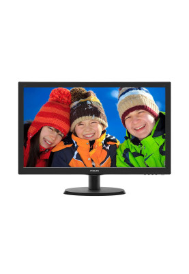 Монітор 21.5" Philips 223V5LHSB2/00 Black, WLED, TN, 1920x1080, 5 мс, 200 кд/м², 600:1, 90°/65°, VGA/HDMI