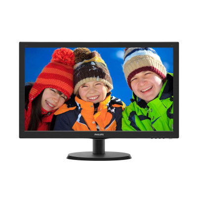 Монітор 21.5" Philips 223V5LHSB2/00 Black, WLED, TN, 1920x1080, 5 мс, 200 кд/м², 600:1, 90°/65°, VGA/HDMI