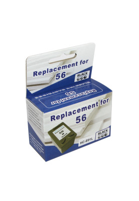Картридж HP №56 (C6656AE), Black, DeskJet 5150/5550/5652/9650/9670/9680, PSC 1110/1210/1350/2110/2175/2210, Photosmart 7150/7260/7350/7550/7660/7760/7960, MicroJet (HC-E01L)