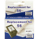Картридж HP №56 (C6656AE), Black, DeskJet 5150/5550/5652/9650/9670/9680, PSC 1110/1210/1350/2110/2175/2210, Photosmart 7150/7260/7350/7550/7660/7760/7960, MicroJet (HC-E01L)