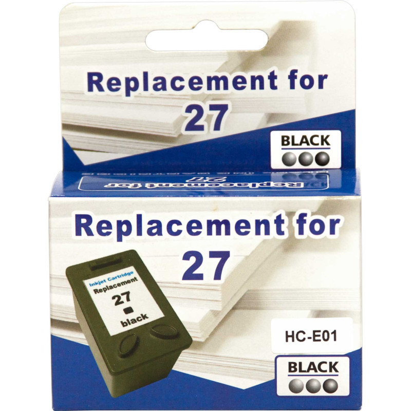 Картридж HP №27 (C8727AE), Black, DeskJet 3320/3325/3420/3425/3550/3650/3745, OfficeJet 4355/5610, MicroJet (HC-E01)