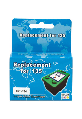 Картридж HP №135 (C8766HE), Color, DeskJet 5743/5943/6543/6623, PSC 1513/1613/2353/2573, MicroJet (HC-F34)