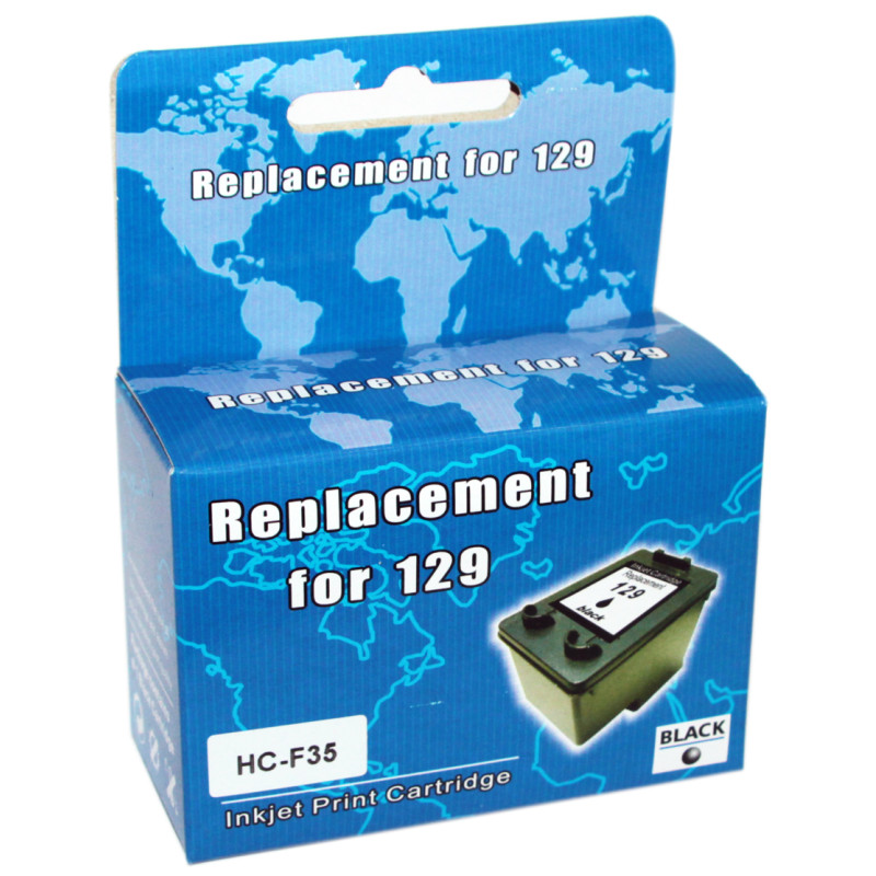 Картридж HP №129 (C9364HE), Black, DJ 5943/PSC 2573, MicroJet (HC-F35)