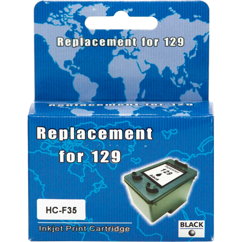 Картридж HP №129 (C9364HE), Black, DJ 5943/PSC 2573, MicroJet (HC-F35)