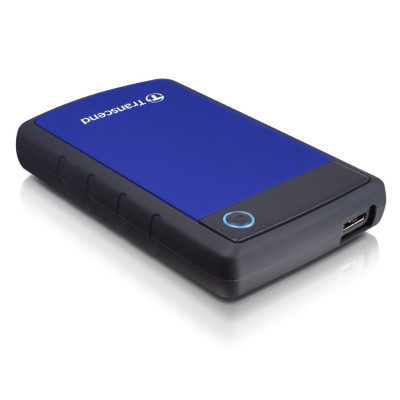 Зовнішній жорсткий диск 2Tb Transcend StoreJet 25H3P, Dark Blue, 2.5", USB 3.1 (TS2TSJ25H3B)