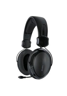Навушники Sven AP-970MV Black, 2 x Mini jack (3.5 мм), накладні, регулятор гучності, мікрофон, кабель 2.4 м