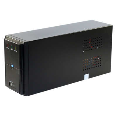 Джерело безперебійного живлення Ritar E-RTM600 (360W) ELF-L, LED, AVR, 4st, 2xSCHUKO, 1x12V7Ah, metal