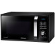 Мікрохвильова піч Samsung MS23F302TAK/UA, Black, 800W, звичайна (соло), управління кнопкове з поворотним перемикачем, 23L, біокерамічна емаль, рівнів потужності 6, автоматичне приготування, захист від дітей, розморожування по вазі