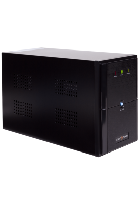 Джерело безперебійного живлення LogicPower LPM-U1550VA Black, 1550VA, 1085W, линейно-интерактивный, AVR, 3 розетки (Schuko), 12В/9Ач x 2 шт