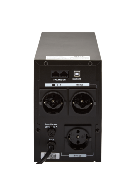 Джерело безперебійного живлення LogicPower LPM-U1550VA Black, 1550VA, 1085W, линейно-интерактивный, AVR, 3 розетки (Schuko), 12В/9Ач x 2 шт