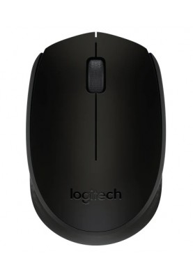 Миша бездротова Logitech M171, Black/Grey, USB (2.4 GHz), 1000 dpi, 3 кнопки, 1xAA (910-004424)