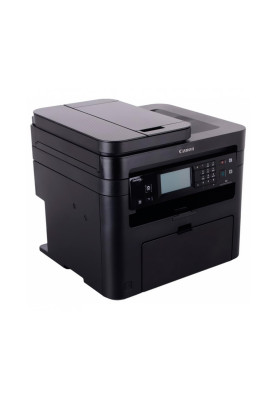 БФП лазерний ч/б A4 Canon MF237w, Black, WiFi, 600x600 dpi, факс, до 23 стор/хв, 6-рядковий монохромний сенсорний ЖК-екран, USB/Lan, картридж Canon 737 (1418C122)