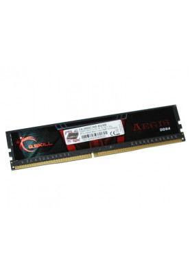 Пам'ять 8Gb DDR4, 3000 MHz, G.Skill Aegis, 16-18-18-38, 1.35V (F4-3000C16S-8GISB)