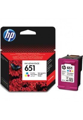 Картридж HP №651 (C2P11AE), Color, DJ Ink Advantage 5575/5645, OfficeJet 202, 300 стор