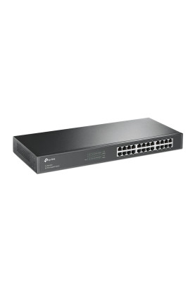 Комутатор TP-LINK TL-SG1024, 24x100/1000 Mb/s, металевий корпус, некерований