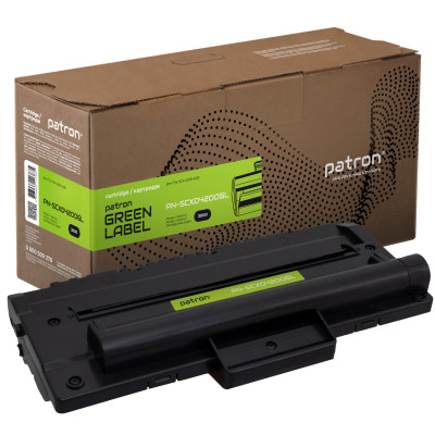 Картридж Samsung SCX-D4200A, Black, SCX-4200/4220, 3000 стор, Patron Green (PN-SCXD4200GL)