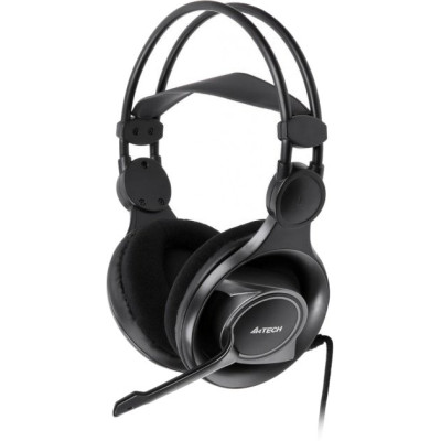 Навушники A4Tech HS-100, Black, Mini jack 3.5 мм, накладні, кабель 2 м (HS-100)