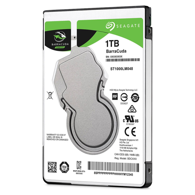 Жорсткий диск 2.5" 1Tb Seagate BarraCuda, SATA3, 128Mb, 5400 rpm (ST1000LM048)