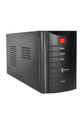 ДБЖ Ritar E-RTM500 (300W) ELF-L, LED, AVR, 4st, USB, 2xSCHUKO socket, 1x12V7Ah, metal Case